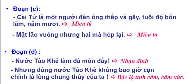 Bài giảng trực tuyến Câu trần thuật