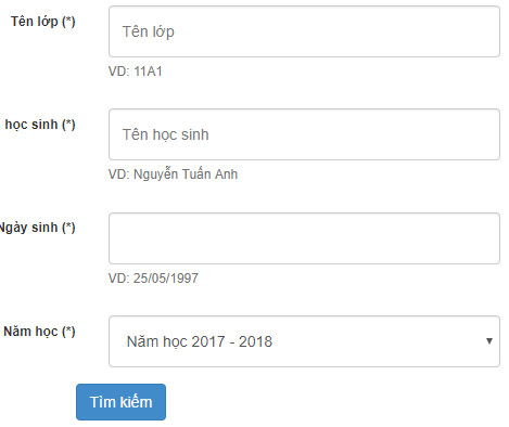 Hướng dẫn tra cứu mã học sinh trên VnEdu