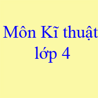 Tinh giản chương trình học kì 2 lớp 4 môn Kĩ thuật năm 2019 - 2020