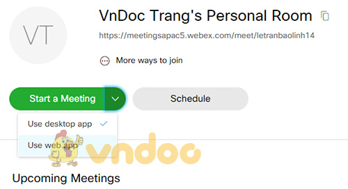 Cách dạy học trực tuyến bằng webex
