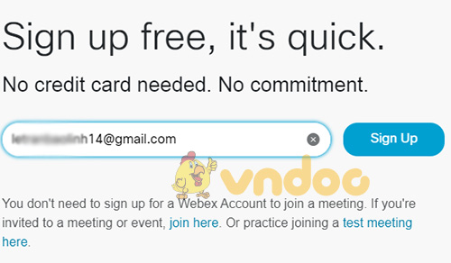 Cách sử dụng Webex meet