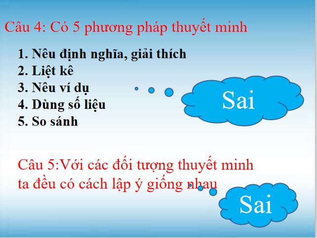 Bài giảng trực tuyến Ôn tập Văn thuyết minh