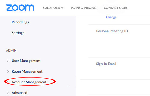 Cách xóa tài khoản zoom