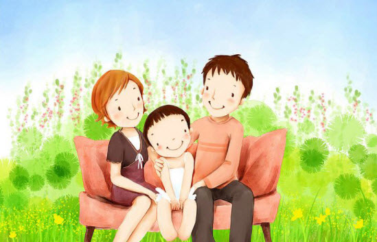 Bài văn mẫu lớp 2 kể về gia đình