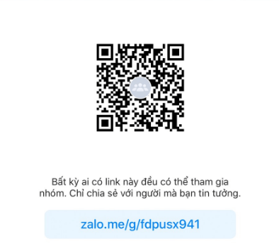 Mã QR nhóm tài liệu THCS miễn phí