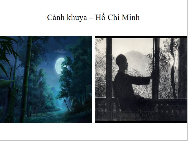 Bài giảng trực tuyến Ánh trăng