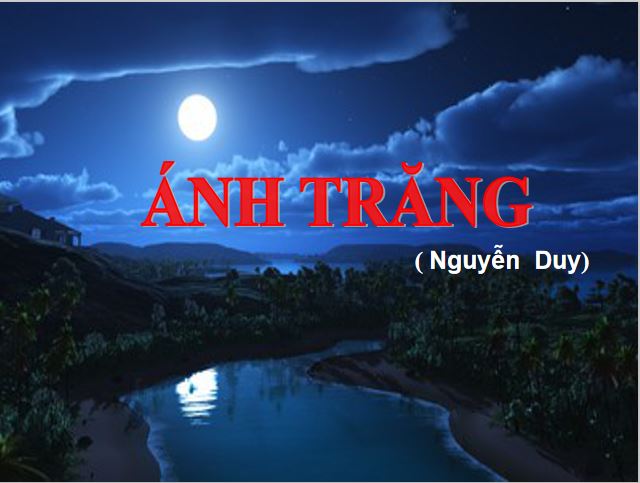 Bài giảng trực tuyến Ánh trăng