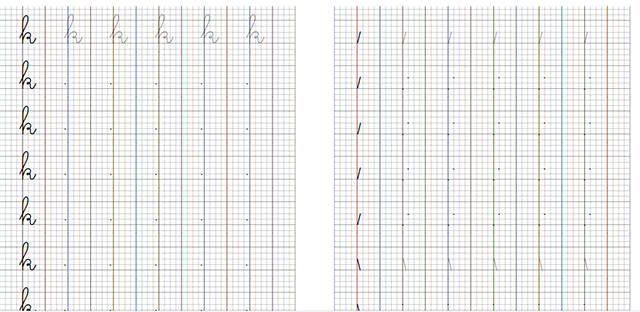 Mẫu vở luyện viết