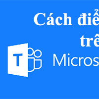 Hướng dẫn điểm danh trên Microsoft Teams