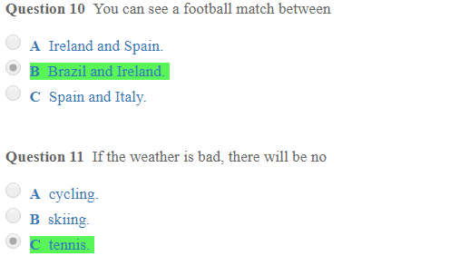 Đáp án đề khảo sát tiếng Anh lớp 9 năm 2020