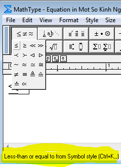 Cách đánh công thức toán học nhanh