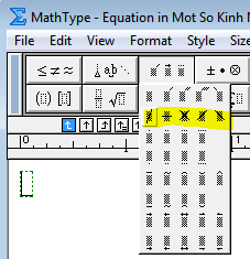 Cách đánh công thức toán học nhanh