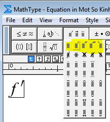 Cách viết công thức bằng chữ