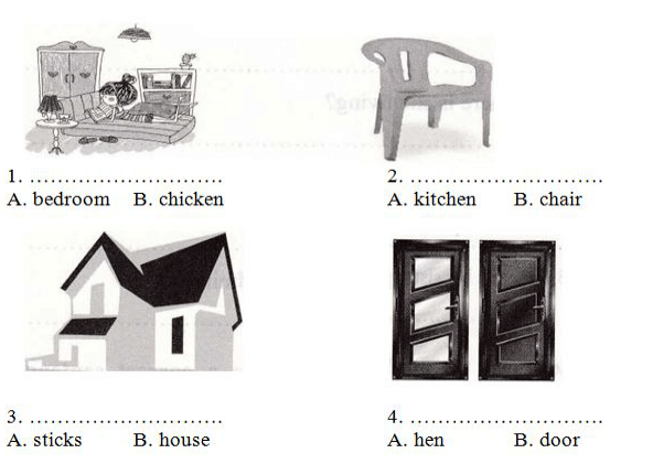 Đề thi giữa kì 2 tiếng Anh lớp 3 năm 2019 - 2020 số 2