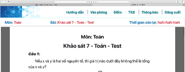 Hướng dẫn khảo sát học sinh lớp 7 năm học 2019 - 2020