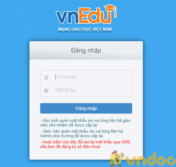 Đăng nhập VnEdu