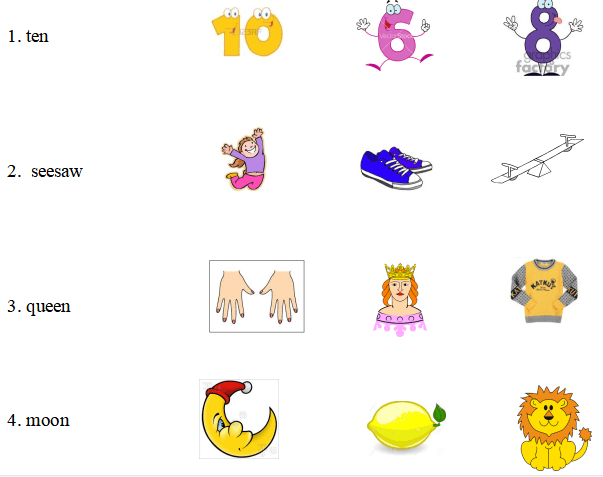 Đề kiểm tra học kì 2 môn Tiếng Anh lớp 1 trường Tiểu học Minh Hòa