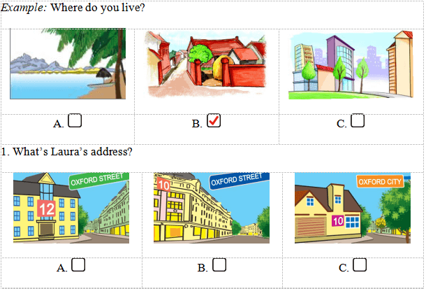 Đề thi học kì 2 môn Tiếng Anh lớp 5 có file nghe + đáp án số 3