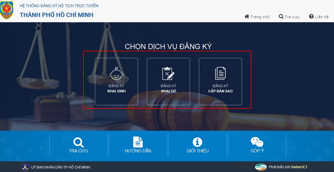 Cách làm giấy khai sinh online