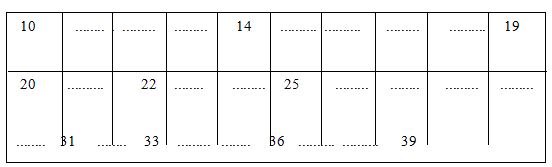 Đề ôn tập môn Toán nâng cao lớp 1