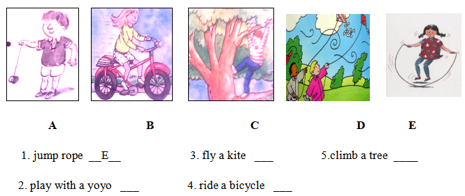 Đề cương ôn tập học kì 2 môn Tiếng Anh lớp 4