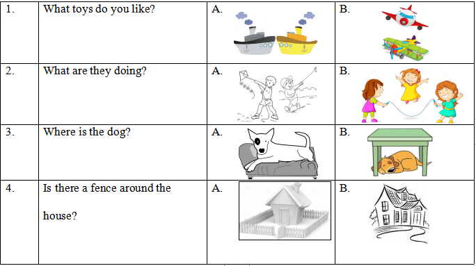 Đề thi học kì 2 lớp 3 môn Tiếng Anh có file nghe số 2