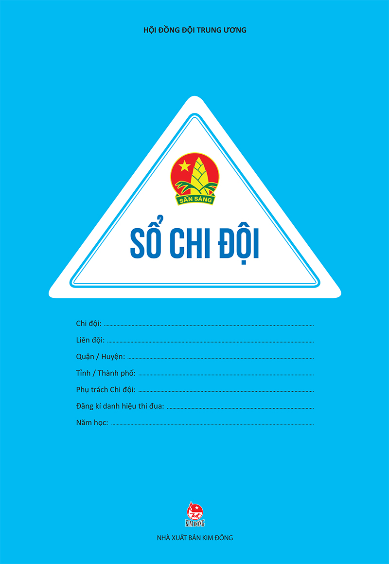 Mẫu bìa sổ chi đội