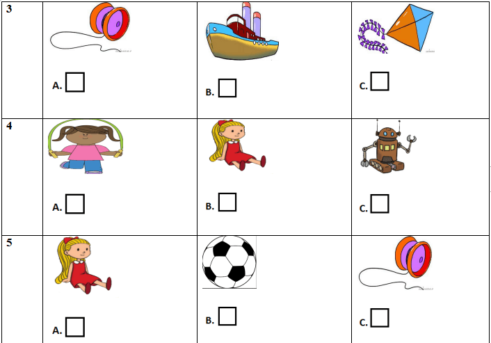 Đề thi cuối học kì 2 lớp 3 môn tiếng Anh có file nghe