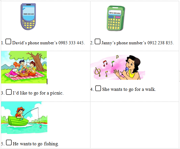 Đề ôn thi học kì 2 lớp 4 môn tiếng Anh có file nghe + đáp án