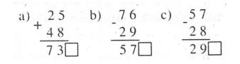 Bài tập Ôn tập về phép cộng và phép trừ – Phần 1