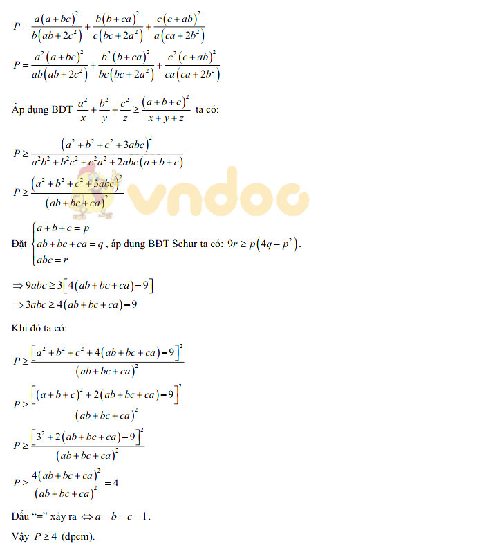 Đáp án đề thi tuyển sinh vào lớp 10 môn Toán năm 2020 Trường THPT Chuyên KHTN, Hà Nội (vòng 1)