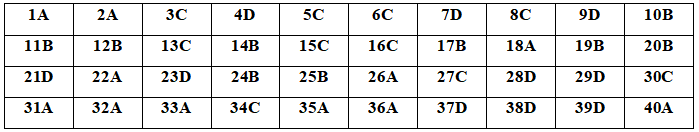 Đáp án Đề thi thử tốt nghiệp THPT Quốc gia 2020 môn Hóa