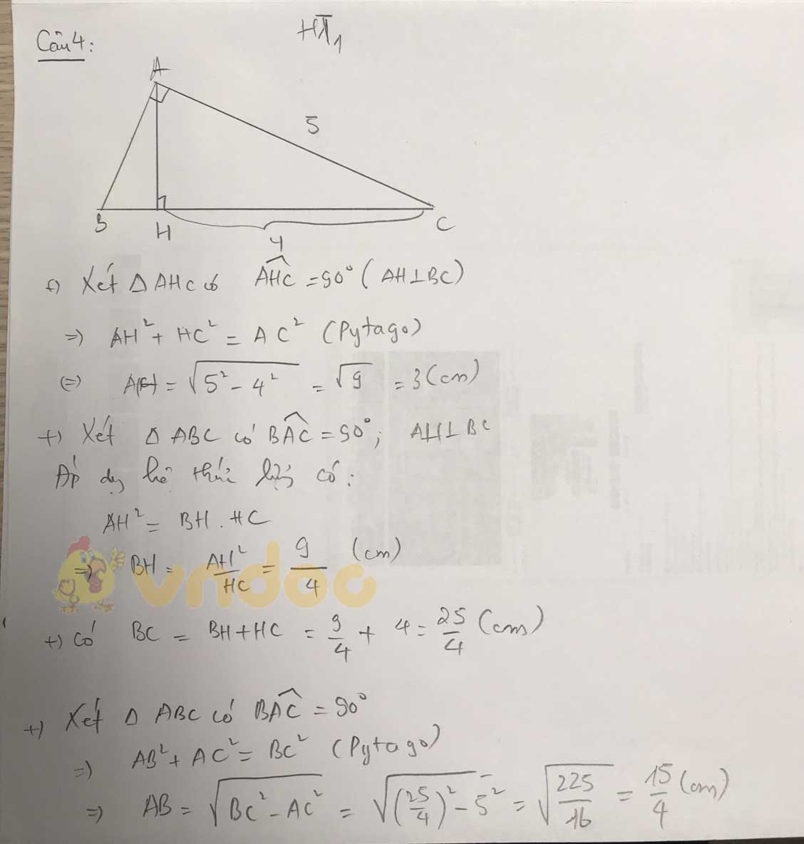 Đáp án đề thi tuyển sinh lớp 10 môn Toán tỉnh Hà Tĩnh năm 2020