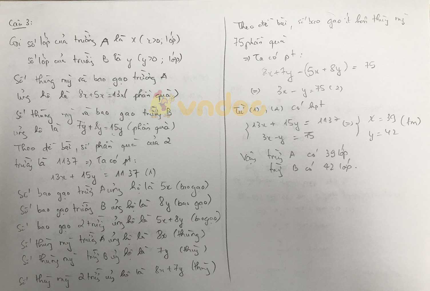 Đáp án đề thi tuyển sinh lớp 10 môn Toán tỉnh Khánh Hòa năm 2020