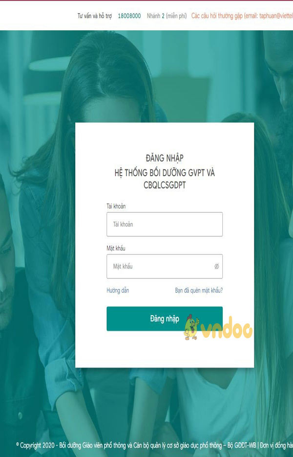 Hướng dẫn tập huấn và bồi dưỡng Giáo viên