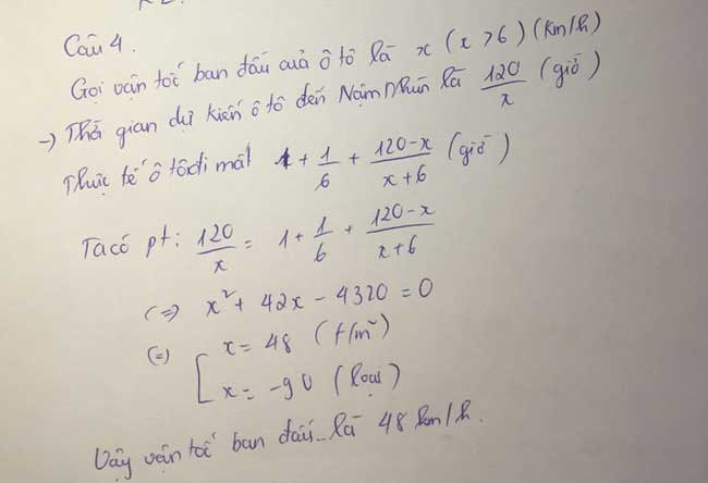 Đề thi tuyển sinh lớp 10 môn Toán chuyên năm 2020 Sở GD&ĐT Lai Châu