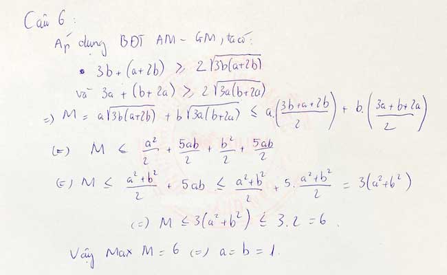Đề thi tuyển sinh lớp 10 môn Toán chuyên năm 2020 Sở GD&ĐT Lai Châu