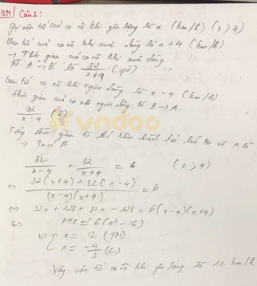 Đáp án đề thi tuyển sinh lớp 10 môn Toán tỉnh Quảng Ninh năm 2020