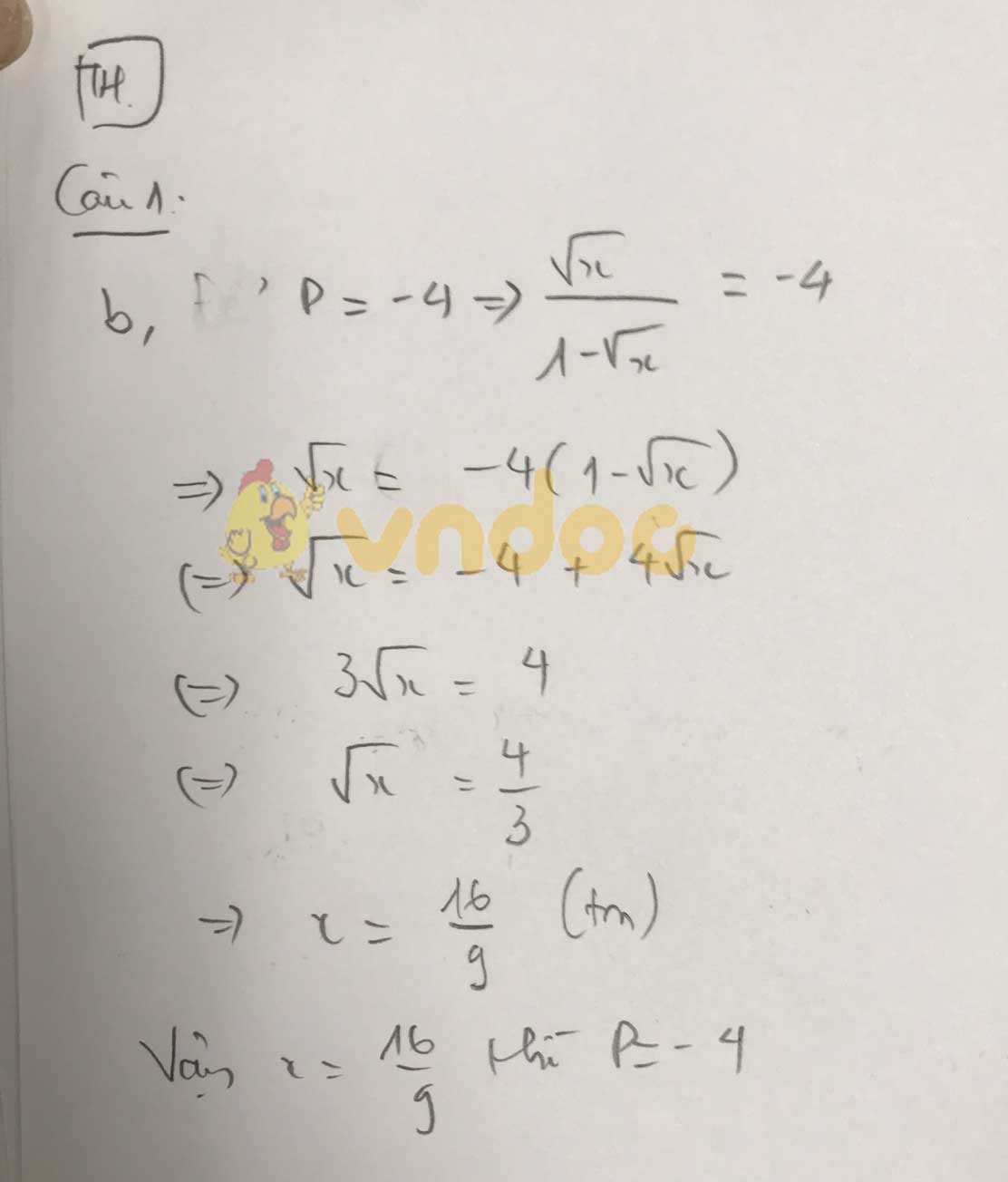 Đáp án đề thi tuyển sinh lớp 10 môn Toán tỉnh Thanh Hóa năm 2020