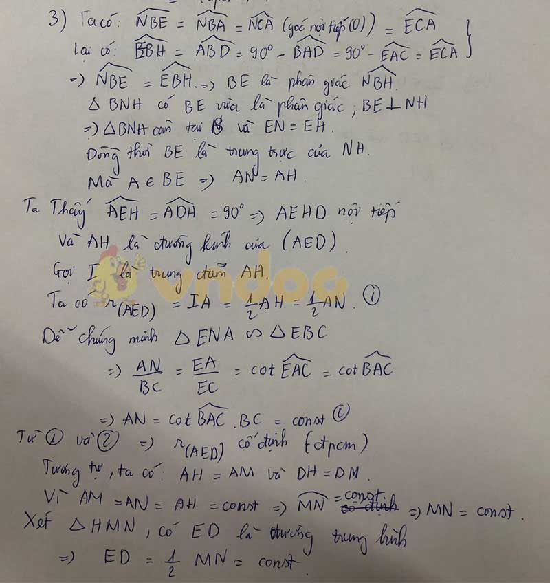 Đáp án đề thi tuyển sinh lớp 10 môn Toán tỉnh Thanh Hóa năm 2020