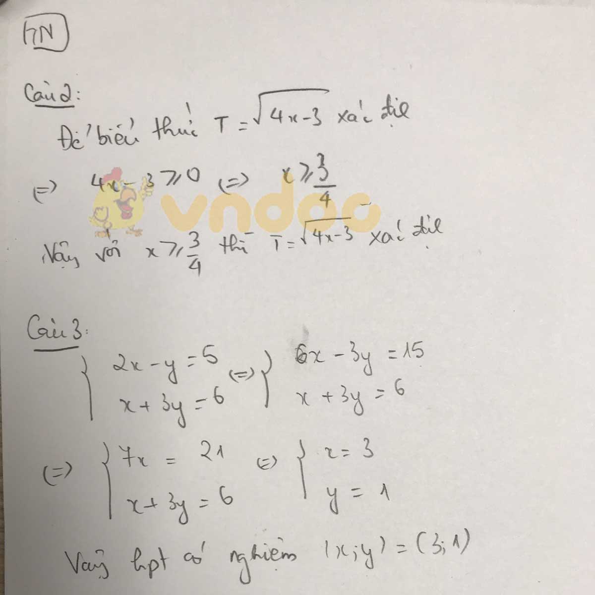 Đáp án đề thi tuyển sinh lớp 10 môn Toán tỉnh Tây Ninh năm 2020