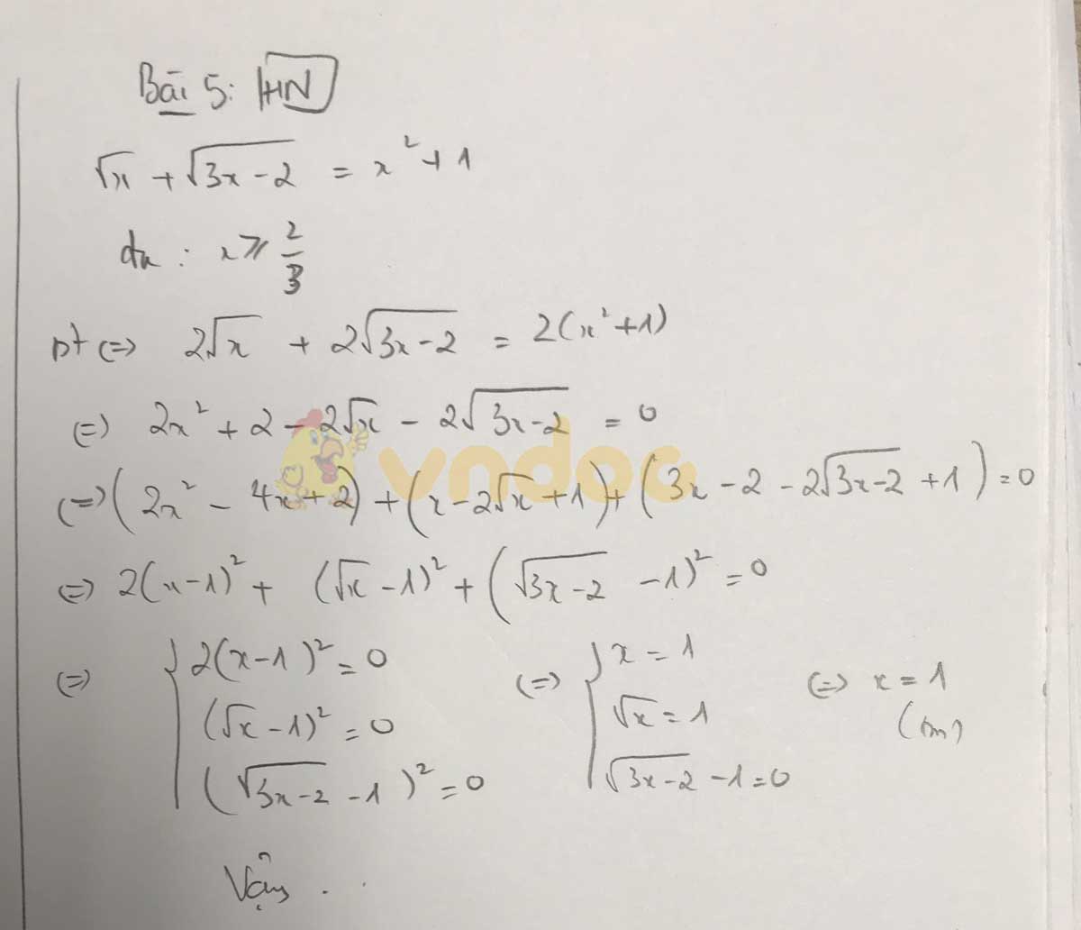 Đáp án đề thi tuyển sinh lớp 10 môn Toán Hà Nội năm 2020