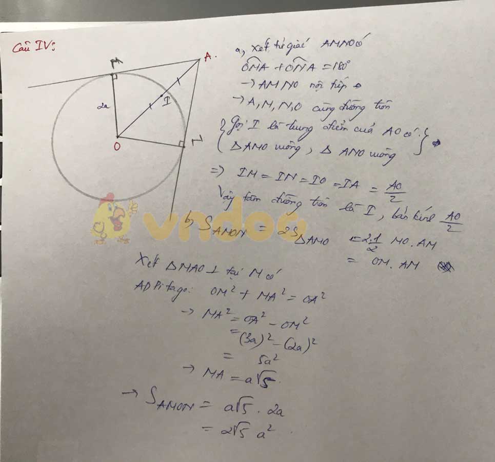 Đáp án đề thi tuyển sinh lớp 10 môn Toán tỉnh Hậu Giang năm 2020