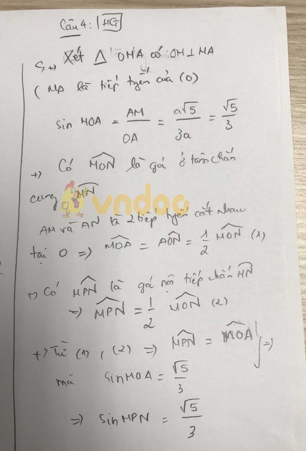 Đáp án đề thi tuyển sinh lớp 10 môn Toán tỉnh Hậu Giang năm 2020