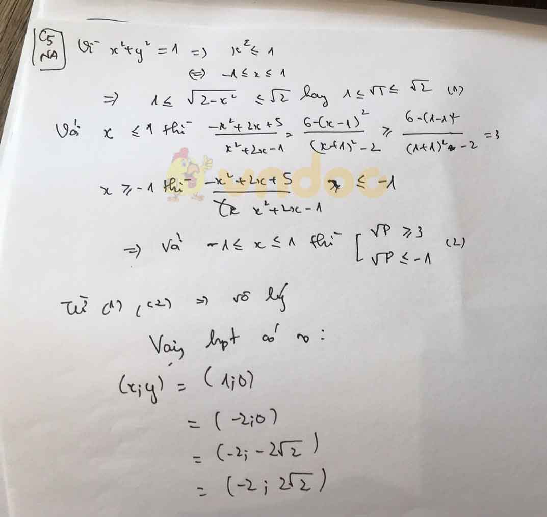 Đáp án đề thi tuyển sinh lớp 10 môn Toán tỉnh Nghệ An năm 2020