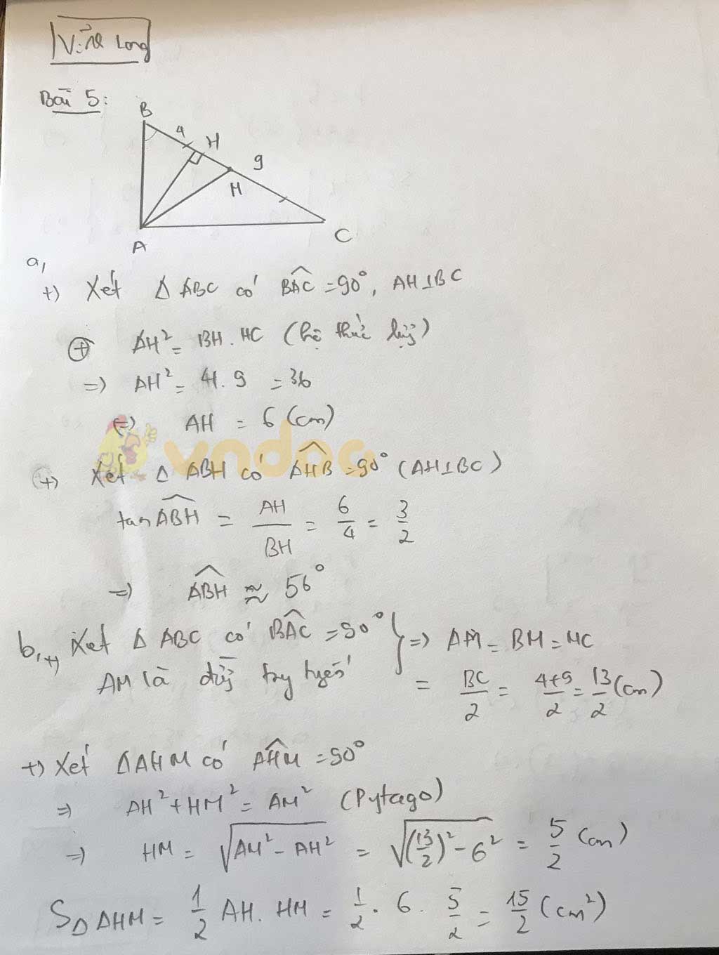 Đáp án đề thi tuyển sinh lớp 10 môn Toán tỉnh Vĩnh Long năm 2020