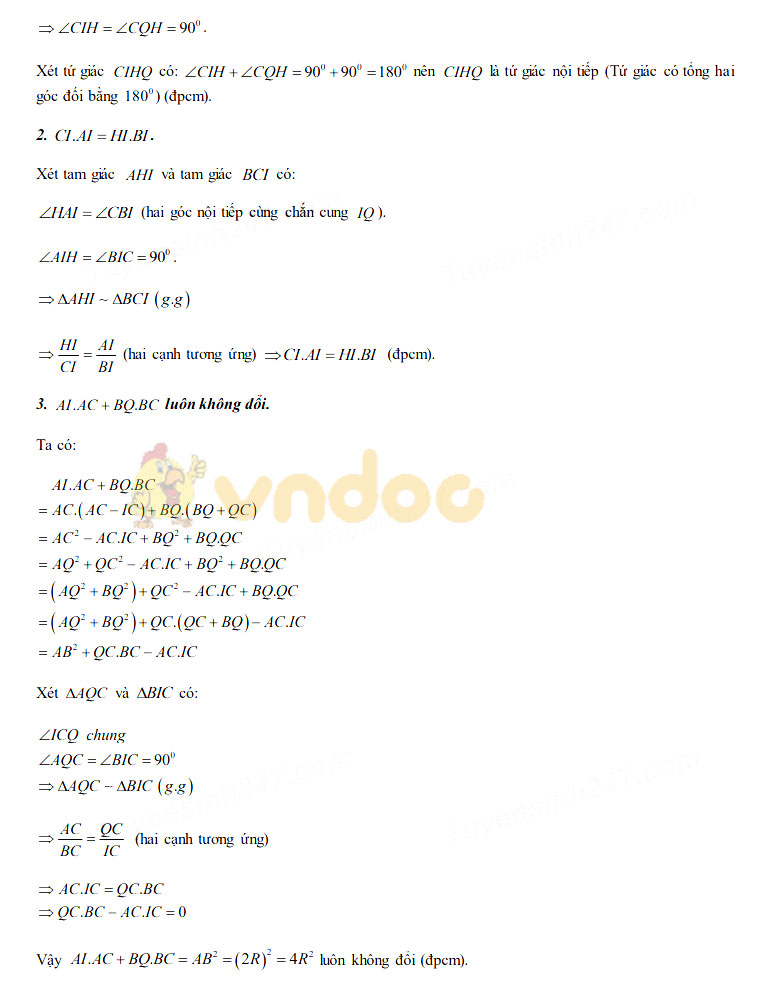 Đáp án đề thi tuyển sinh lớp 10 môn Toán tỉnh Điện Biên năm 2020