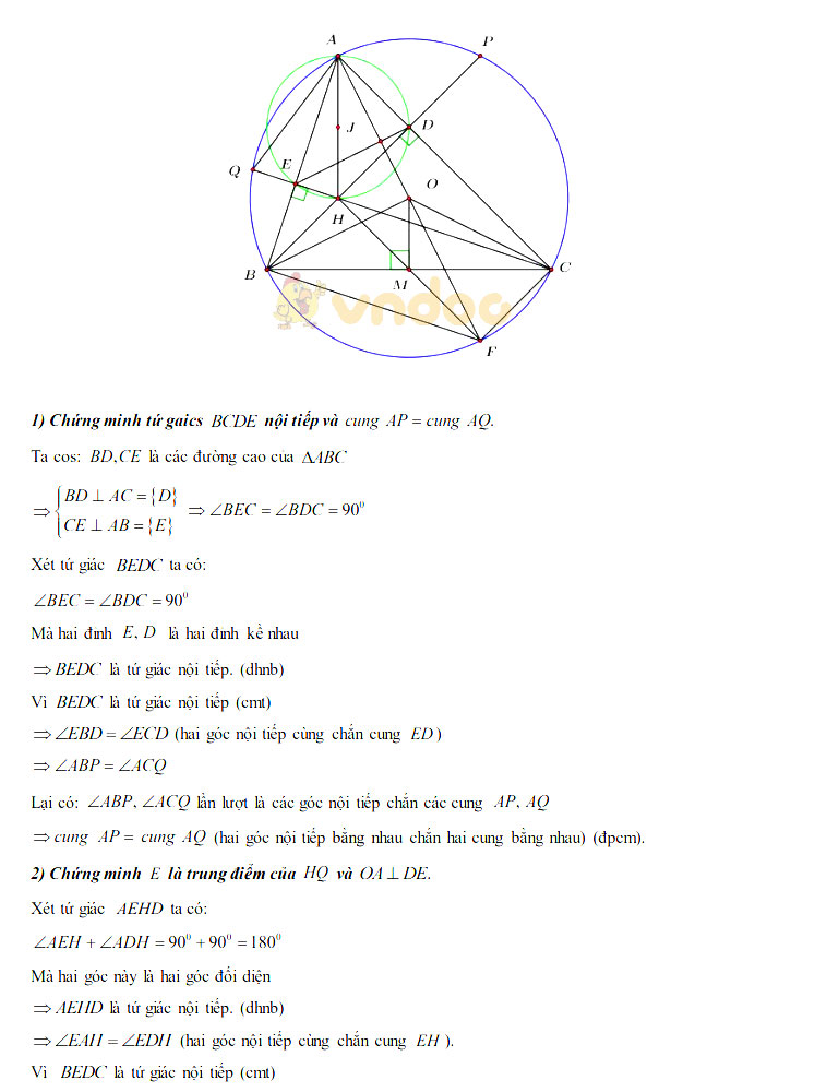 Đáp án đề thi tuyển sinh lớp 10 môn Toán tỉnh Nam Định năm 2020
