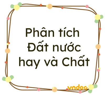 Phân tích Đất Nước hay nhất