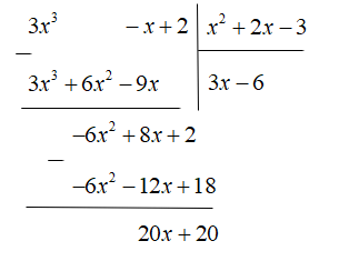 Toán 8 Bài 12: Chia đa thức một biến đã sắp xếp